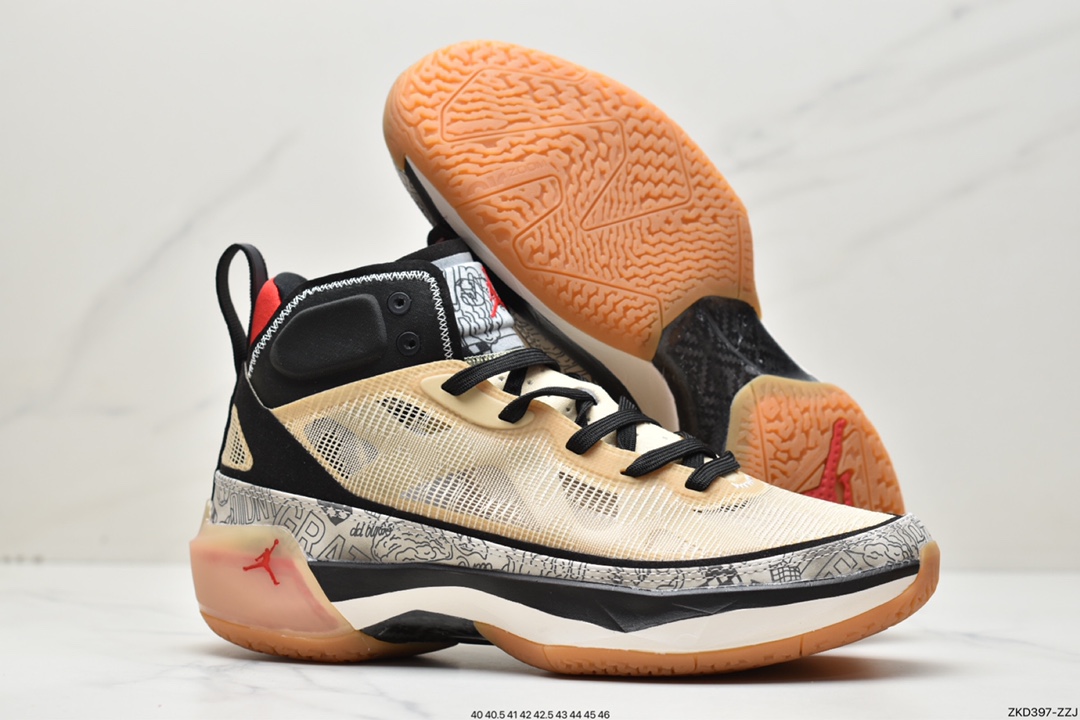 270 Nike Air Jordan XXXVII Zion PF AJ37代中帮镂空缓震科技休闲运动篮球鞋 DZ0812-200