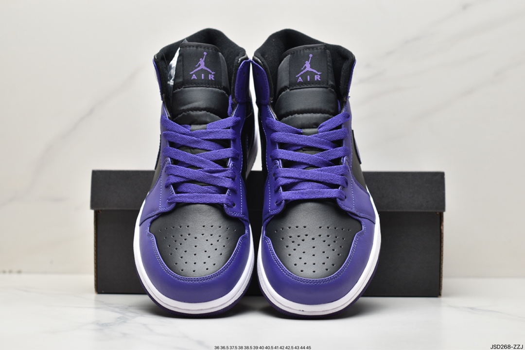200 乔丹Air Jordan 1 Mid AJ1 乔1 中帮复古文化百搭BQ6472-051