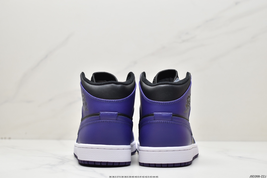 200 乔丹Air Jordan 1 Mid AJ1 乔1 中帮复古文化百搭BQ6472-051