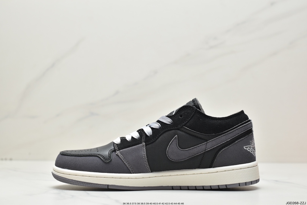 180 乔丹Air Jordan 1 Low Craft “Black Inside Out”灰黑DN1635-001