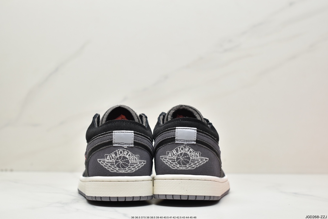 180 乔丹Air Jordan 1 Low Craft “Black Inside Out”灰黑DN1635-001