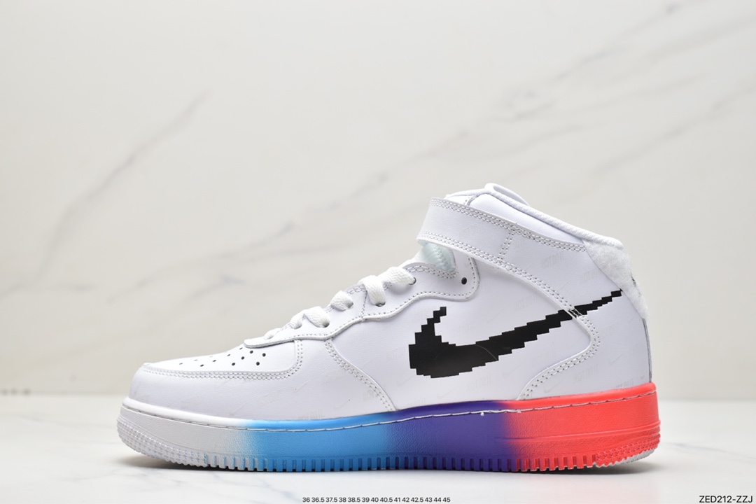 260 耐克Nk Air Force 1'07 Low 米兰黄”金州勇士城市限定空军高帮休闲板鞋DC3280-101