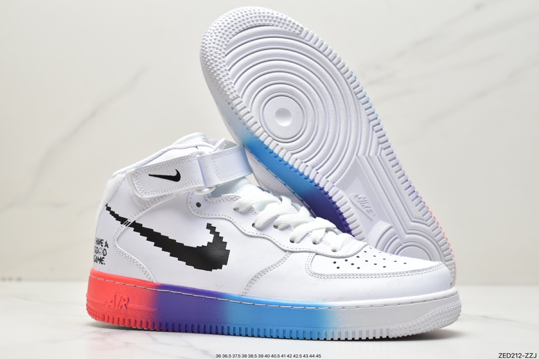 260 耐克Nk Air Force 1'07 Low 米兰黄”金州勇士城市限定空军高帮休闲板鞋DC3280-101
