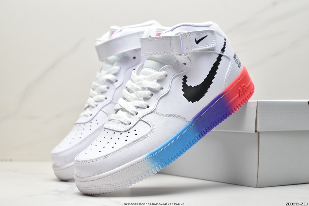260 耐克Nk Air Force 1'07 Low 米兰黄”金州勇士城市限定空军高帮休闲板鞋DC3280-101