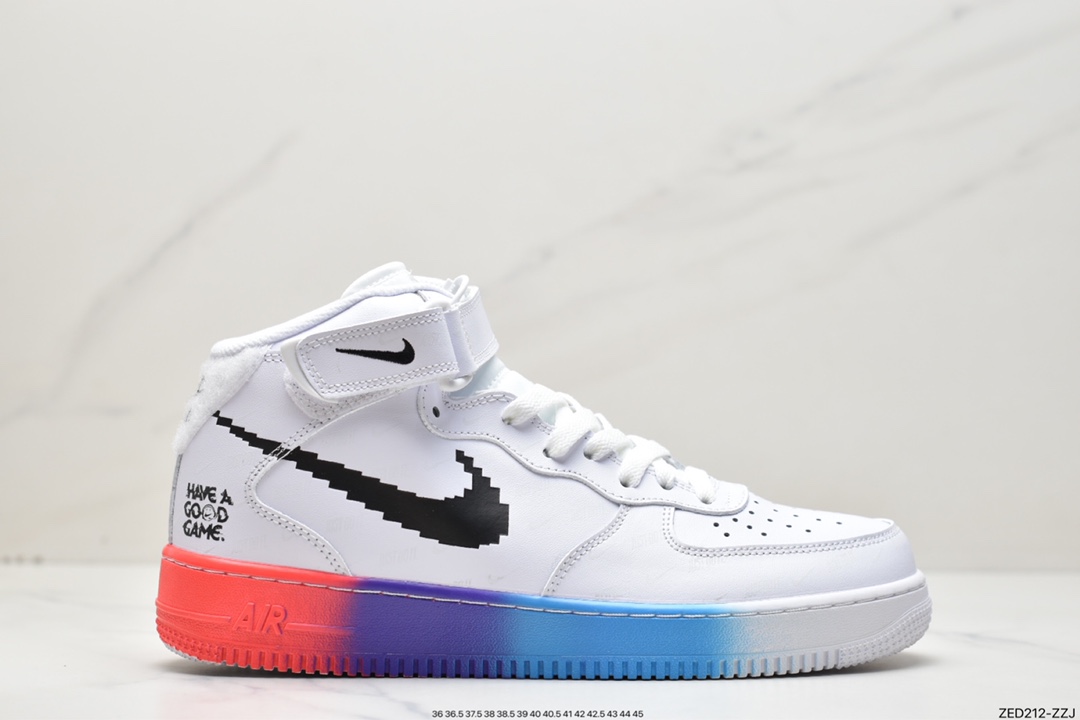 260 耐克Nk Air Force 1'07 Low 米兰黄”金州勇士城市限定空军高帮休闲板鞋DC3280-101