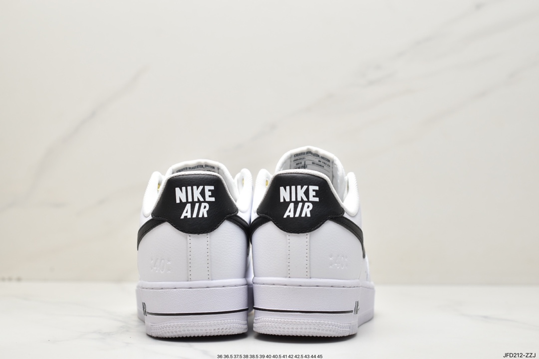 170 Nike Air Force 1 Low 07 40周年白黑DQ7658-100