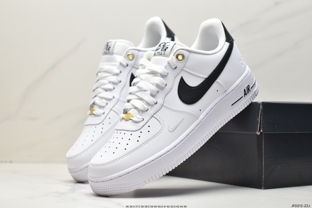 170 Nike Air Force 1 Low 07 40周年白黑DQ7658-100