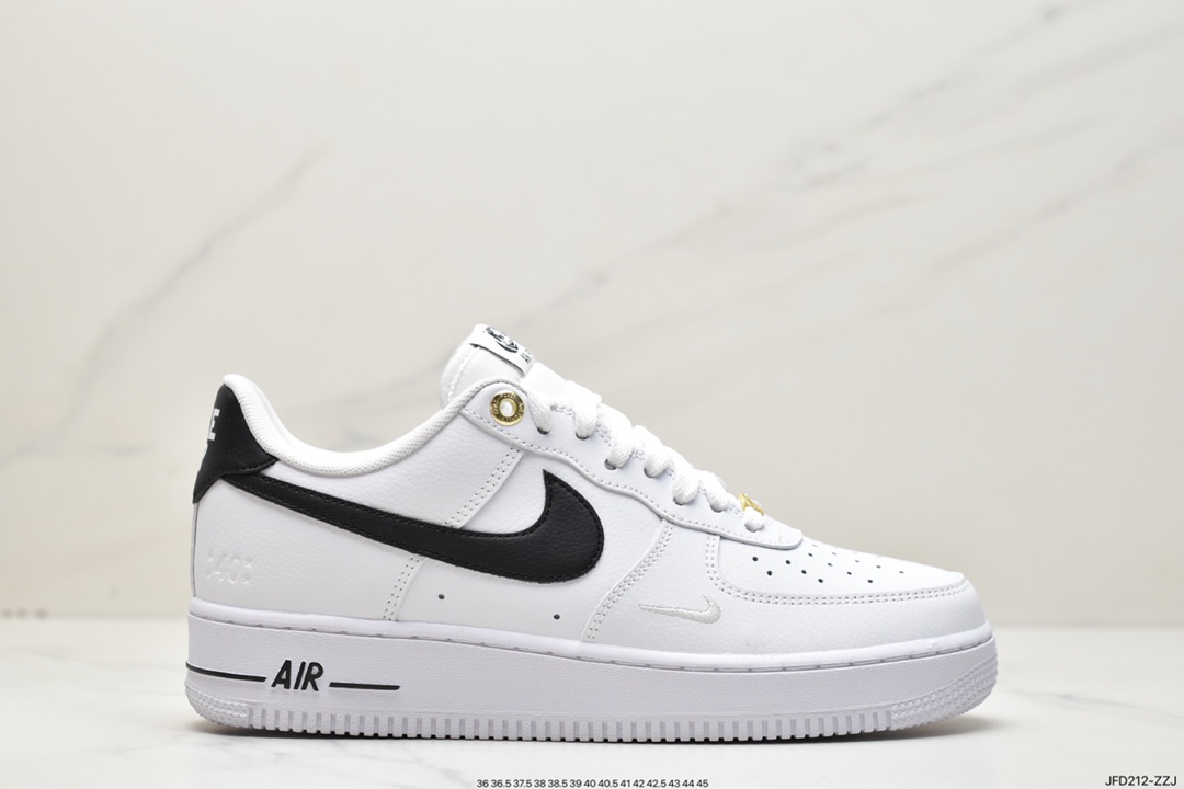 170 Nike Air Force 1 Low 07 40周年白黑DQ7658-100