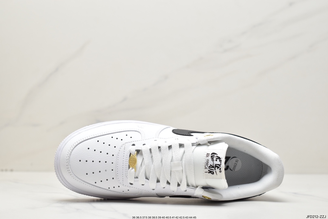 170 Nike Air Force 1 Low 07 40周年白黑DQ7658-100