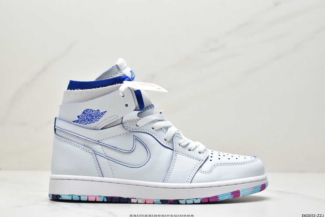 380 Nike Air Jordan 1 Zoom CMFT”Pink Glaze”AJ1乔丹一代中帮篮球鞋DX6036-111