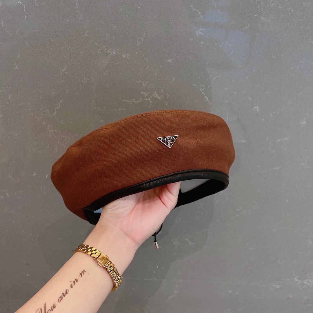 Prada Hats Berets Wool Fall/Winter Collection