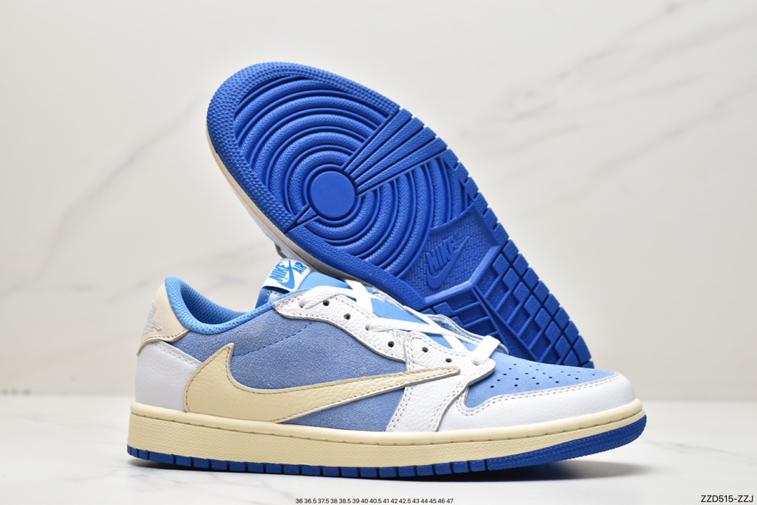 250 Travis Scott x Air Jordan 1 Low OG TS ” Black/Phantom ” 黑武士5.0倒钩篮球鞋 DM7866-001
