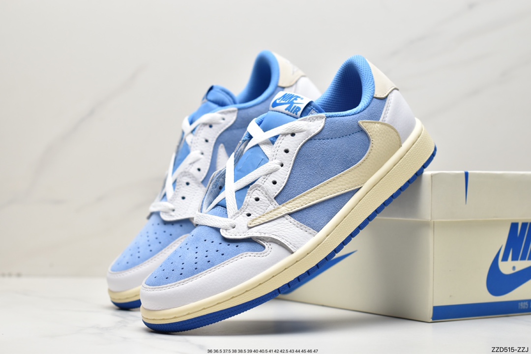 250 Travis Scott x Air Jordan 1 Low OG TS ” Black/Phantom ” 黑武士5.0倒钩篮球鞋 DM7866-001