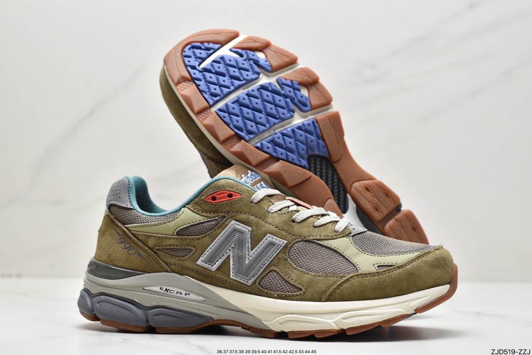 NB Made in USA M990V3 ”Here to Stay” three generations of low-top running shoes M990BD3