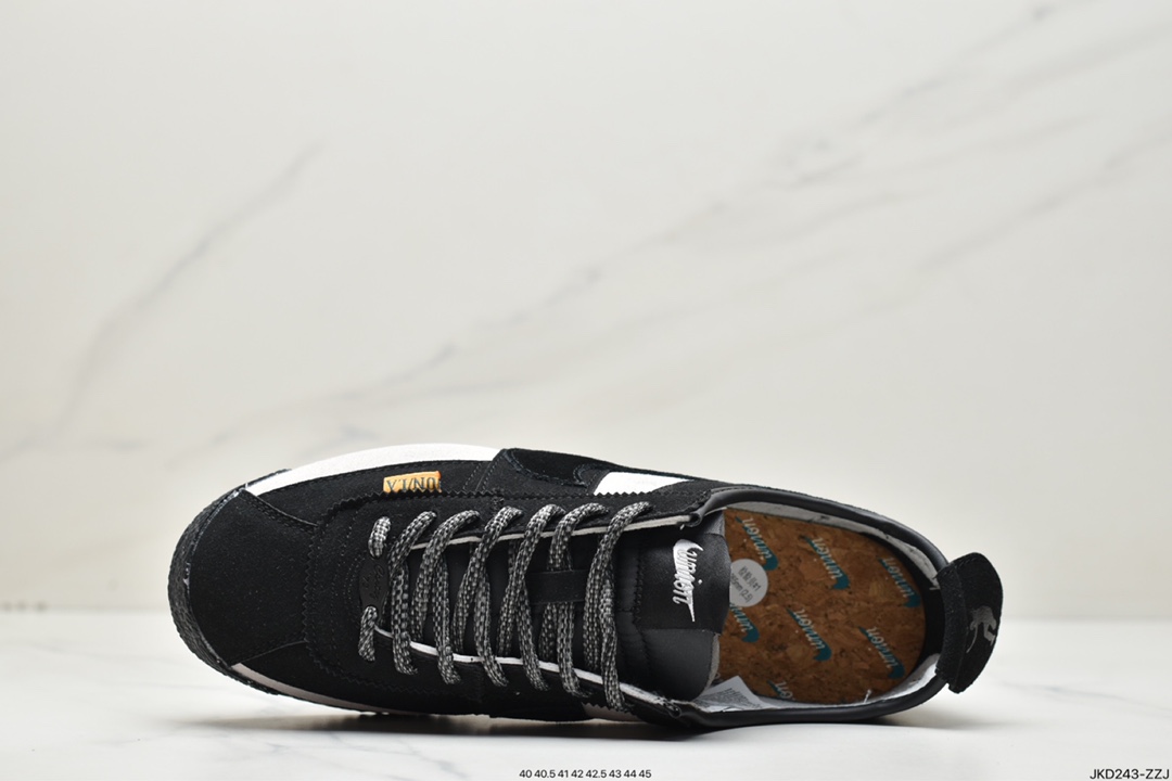 160 联乘洛杉矶知名店铺Union LA x Nike Cortez Low”Black”阿甘慢跑鞋 DR1413-017