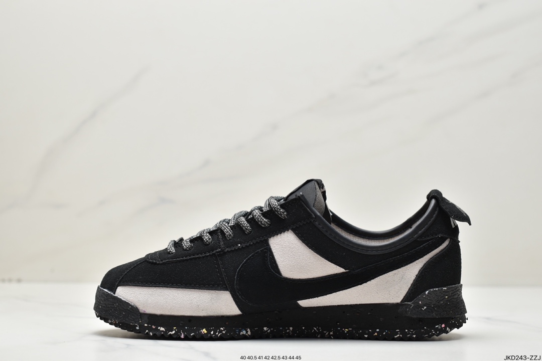 160 联乘洛杉矶知名店铺Union LA x Nike Cortez Low”Black”阿甘慢跑鞋 DR1413-017