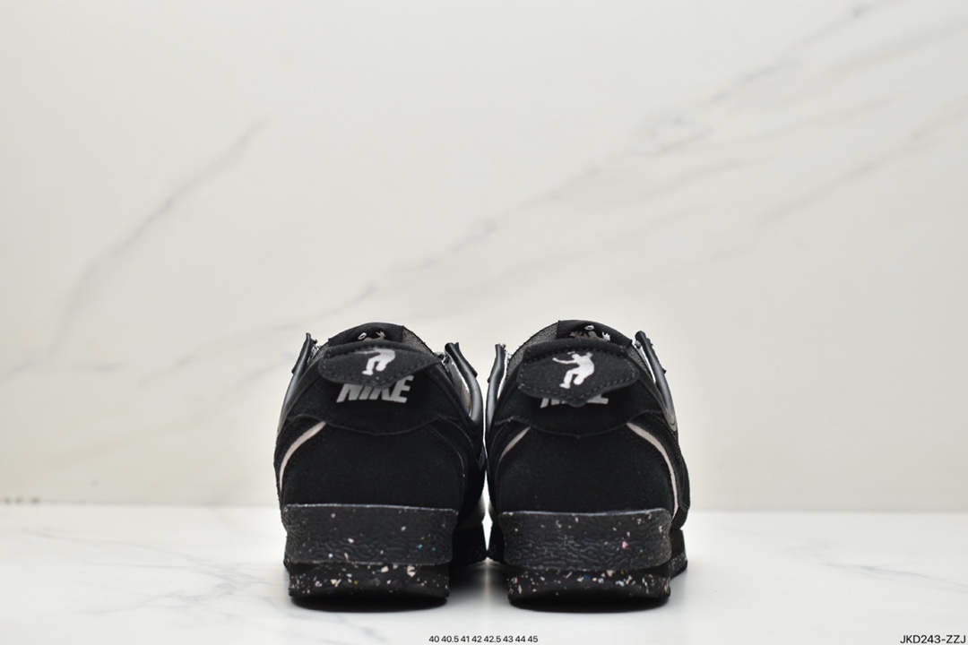 160 联乘洛杉矶知名店铺Union LA x Nike Cortez Low”Black”阿甘慢跑鞋 DR1413-017