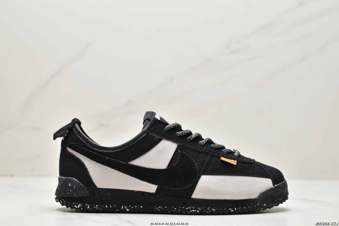 160 联乘洛杉矶知名店铺Union LA x Nike Cortez Low”Black”阿甘慢跑鞋 DR1413-017