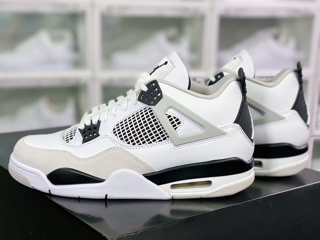 Air Jordan 4 Retro ”Military Black” AJ4 generation middle help retro casual sports culture basketball shoes DH6927-111