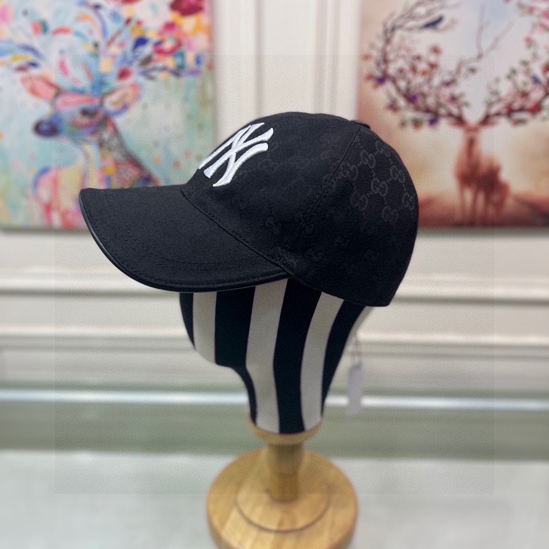 Gucci Wholesale
 Hats Baseball Cap Embroidery Unisex Canvas Cowhide