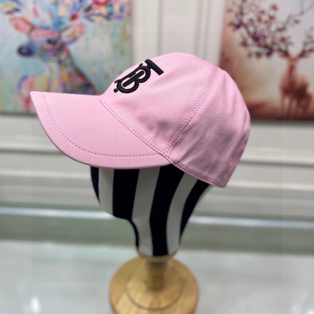 Burberry Hats Baseball Cap Embroidery Cotton