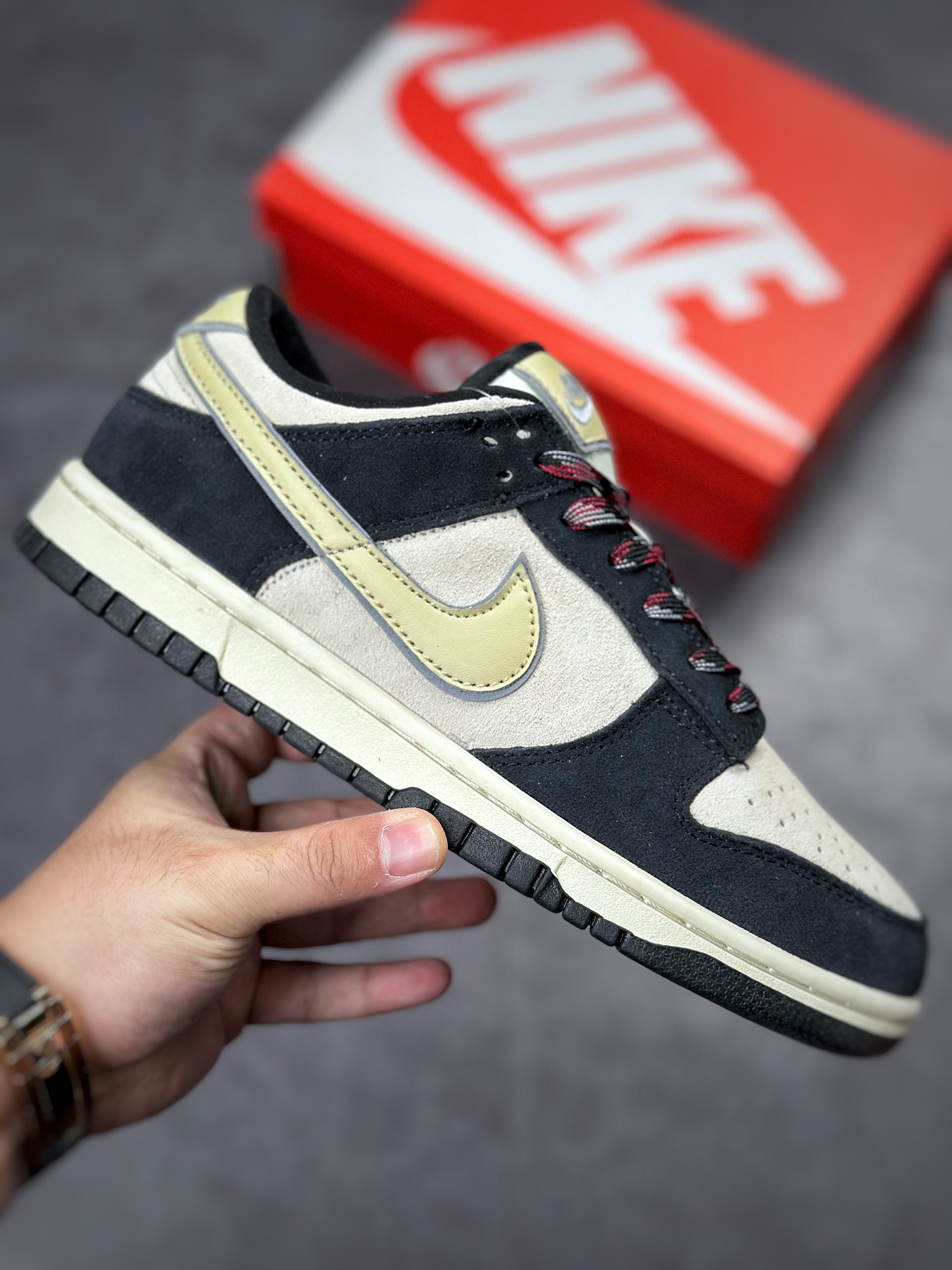 Nike SB Dunk Low suede gray black cost-effective ceiling DV3054-001