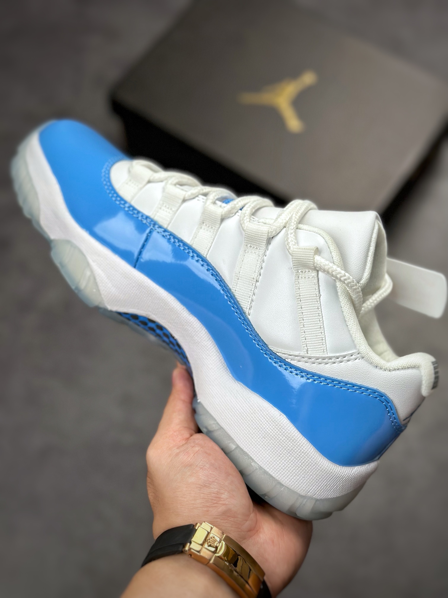 Air Jordan 11 Low ”UNC” North Carolina Blue 528895-106-Top High Quatity Cheap Sneakers Fashion Clothing Clothes Bags handbags Shoes of all Brand wholesale With The best Quality And Beautiful Price from China Factory Chinese suppliers wholesaler seller Air Jordan 11 Low ”UNC” North Carolina Blue 528895-106