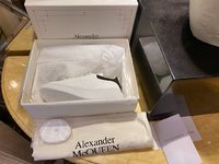 Alexander McQueen Skateboard Shoes Best knockoff
 Black White