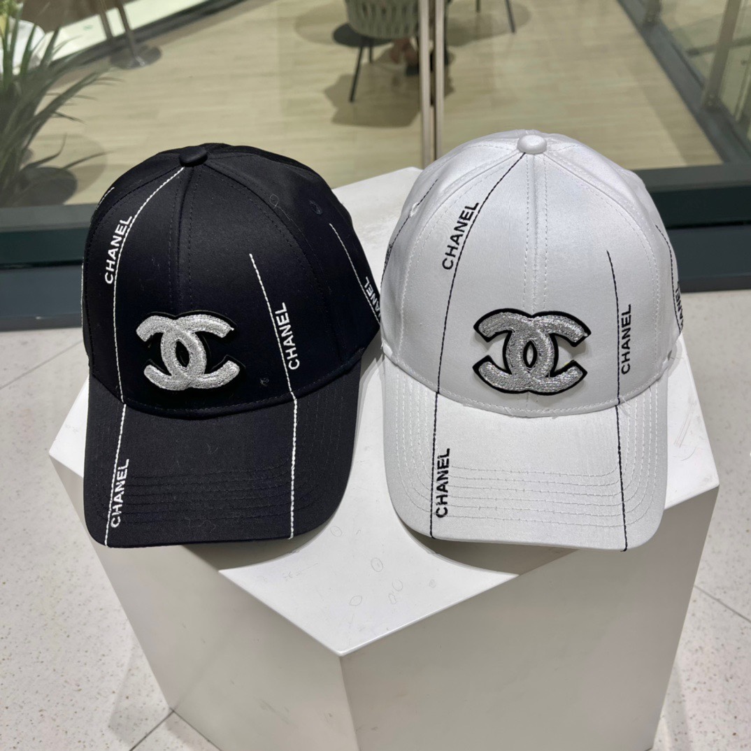 Chanel Hats Baseball Cap Embroidery Fall/Winter Collection