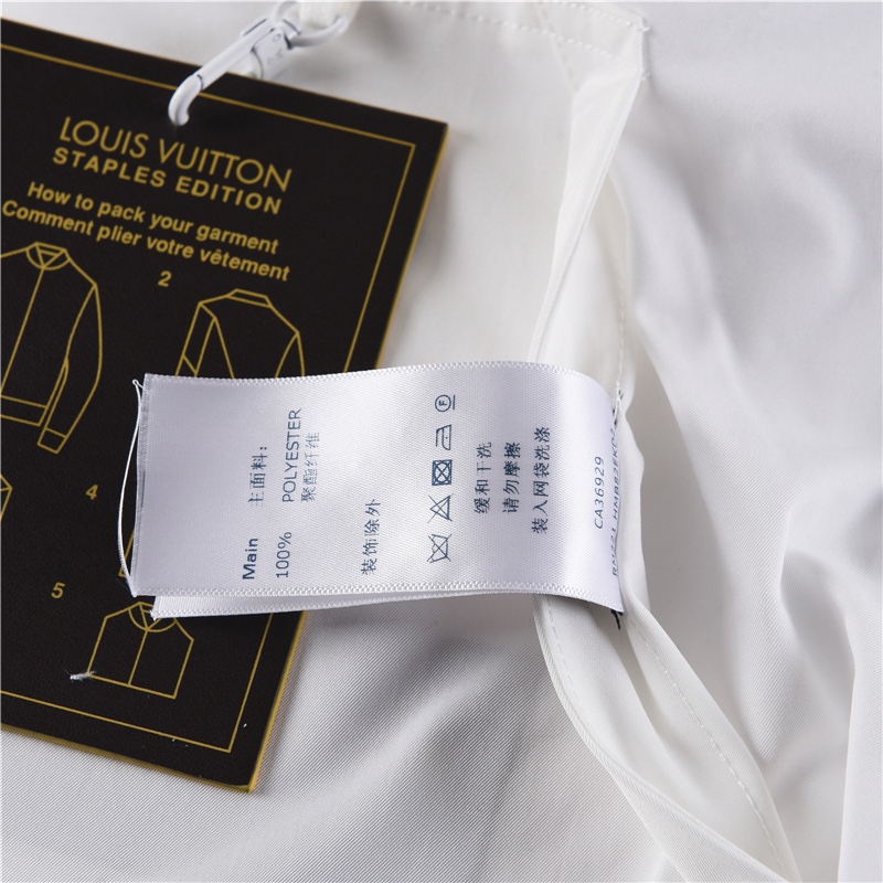 Louis Vuitton LV 22FW暗纹提花双面穿棉服外套