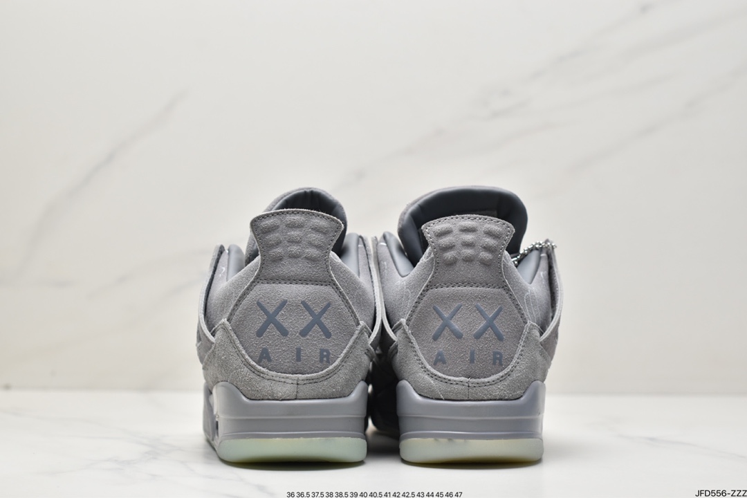 170 Kaws x Air Jordan 4 Retro”Cool Grey”迈克尔·乔丹AJ4/乔4代中帮篮球鞋930155-003