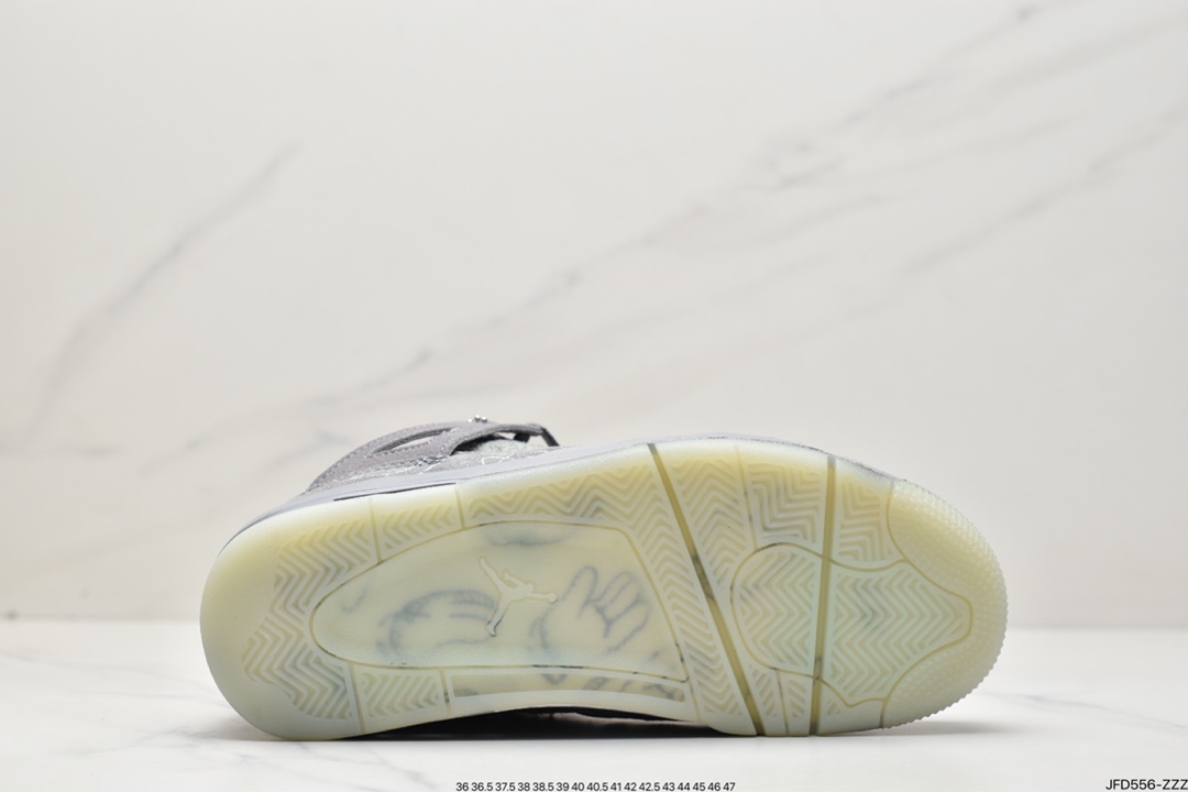 170 Kaws x Air Jordan 4 Retro”Cool Grey”迈克尔·乔丹AJ4/乔4代中帮篮球鞋930155-003