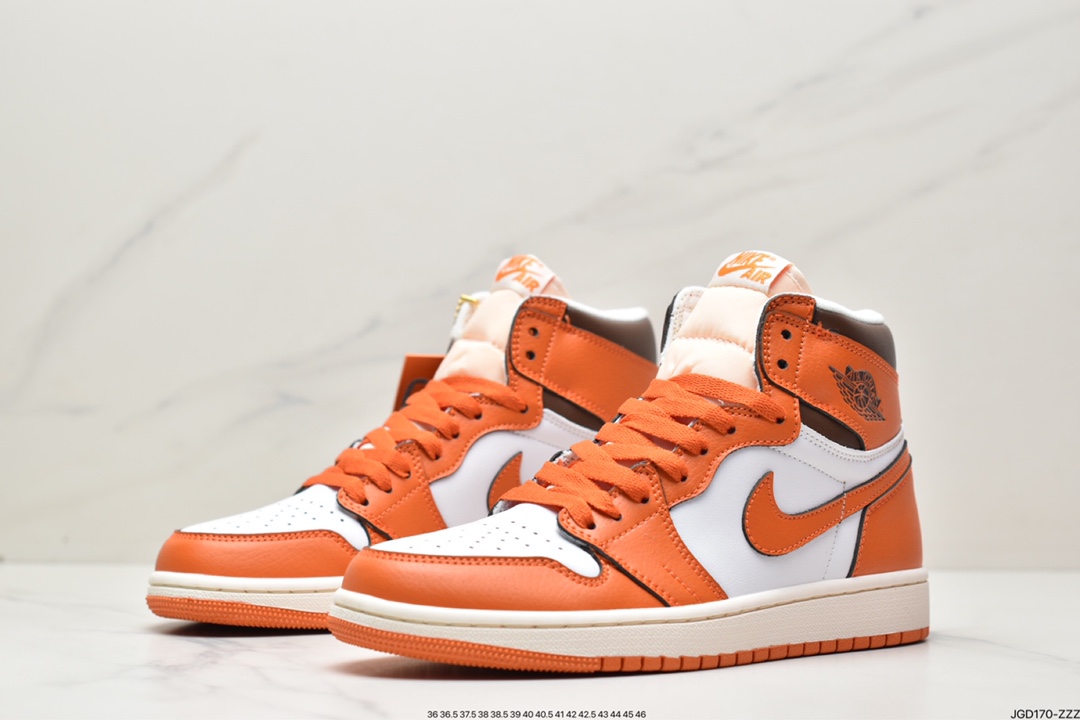180 耐克Nike Air Jordan 1 Retro High OG”Starfish”AJ1代经典篮球鞋DO9369-101
