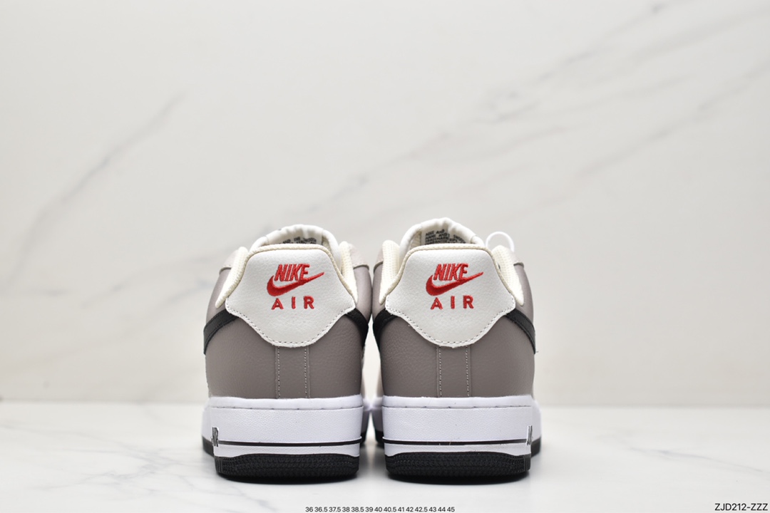 240 Nike Air Force 1 Low ’07 白棕配色 空军一号低帮休闲板鞋 JO8969-785
