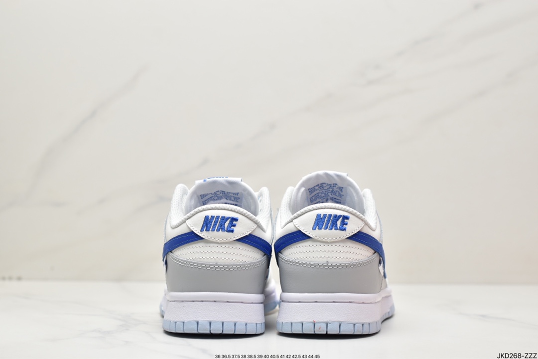 160 耐克Nike WMNS SB Dunk Low GS”Ivory Hyper Royal”扣篮系列低帮休闲运动滑板板鞋 FB1843-141