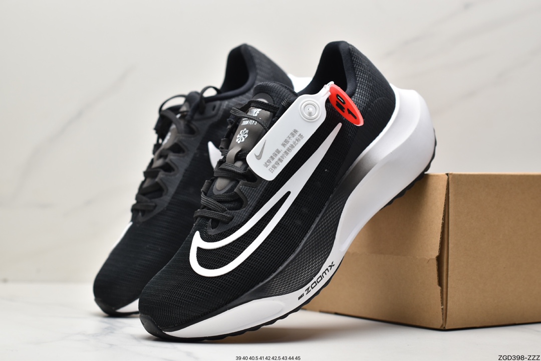 290 纯原NK Zoom Fly 5 飞行5代马拉松系列低帮透气休闲运动慢跑鞋 DM8968-001