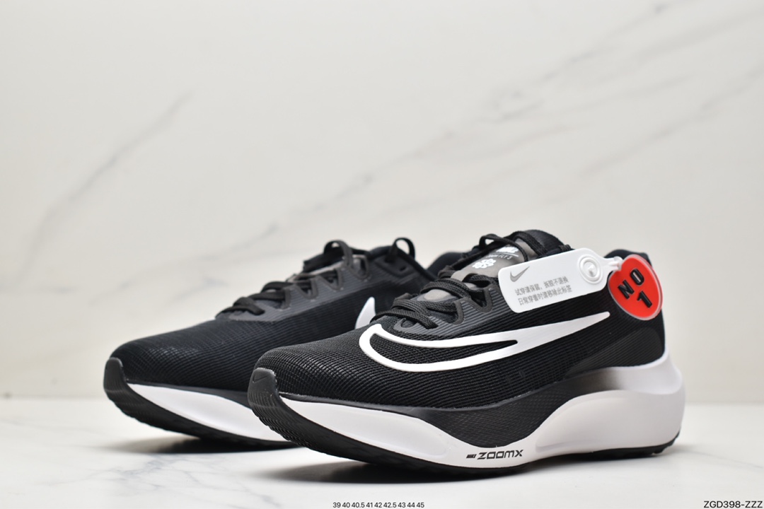 290 纯原NK Zoom Fly 5 飞行5代马拉松系列低帮透气休闲运动慢跑鞋 DM8968-001