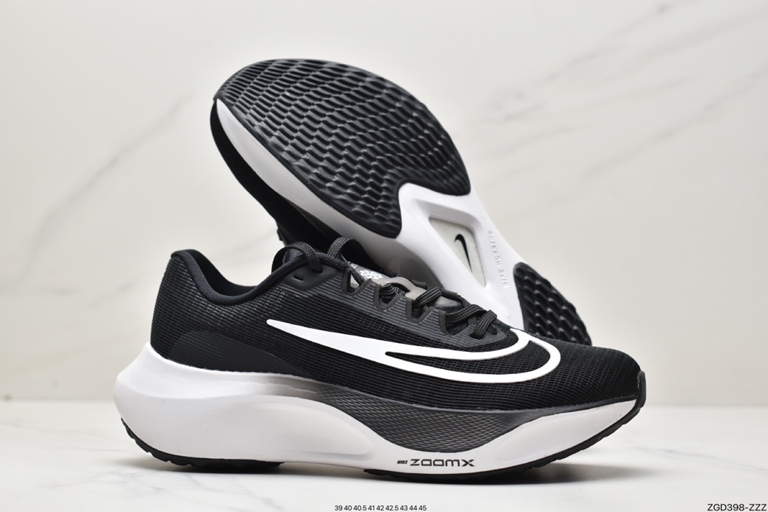 290 纯原NK Zoom Fly 5 飞行5代马拉松系列低帮透气休闲运动慢跑鞋 DM8968-001