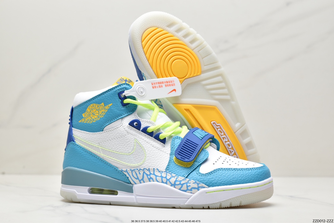 250 耐克Nike Air Jordan Legacy 312 High”Black/Light Smoke Grey”乔丹篮球鞋 CI4446-400