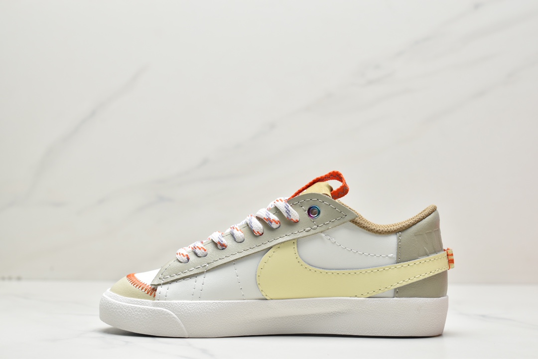 150 Nike Blazer Low'77 Jumbo 白棕蓝经典百搭低帮开拓者休闲运动板鞋 DX6043-171