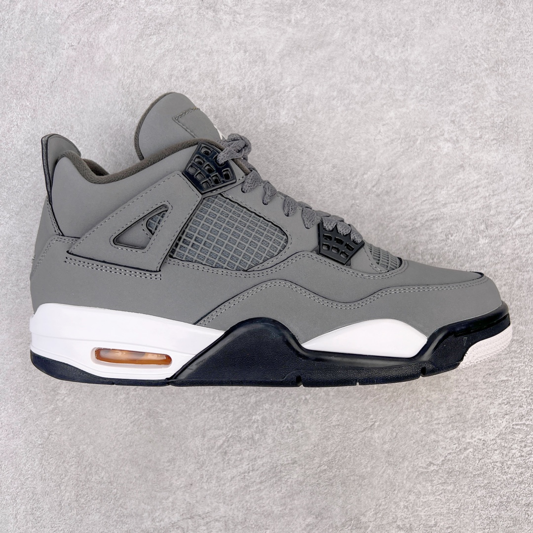 零售💰260 ＃KZ神版福利回馈‼Air Jordan AJ4 Retro \”Cool Grey\” 老鼠灰 酷灰 货号：308497-007 独家外贸特供尺码含 45.5 49.5 50.5 国内外口碑最好最推荐的产品 市场中端王者 亲自操刀耗时半年巨作 全套原纸板楦头开发 确保原汁原味 完美呈现四代版型 一比一鞋头弧度高度鞋身弧度 此版本只针对中端市场 皮料材质有所更替 其他数据细节工艺流程均保持一致 绝不口嗨 细节品控鞋型随意秒杀市面3XX 4XX 原厂TPU网格鞋带扣 正确内里网布 菱角分明不变形无多余毛边 柔软性质感一致于原鞋 市场唯一原厂鞋扣模具 背面可见隐藏注塑口 原厂织唛标 原厂飞人电绣工艺 尾指中部跳三针 独家绑鞋带手法 印刷中底布 四线拉帮 米色美纹纸贴合固定 进口港宝加持 后跟自然饱满 全鞋荧光划线卡点 追求极致完美 每一双都是工艺品 多重QC质检 超越公司货的品控标准 实实在在的免检产品 尺码：40 40.5 41 42 42.5 43 44 44.5 45 45.5 46 47.5 48.5 49.5 50.5 编码：by2936060-运动鞋