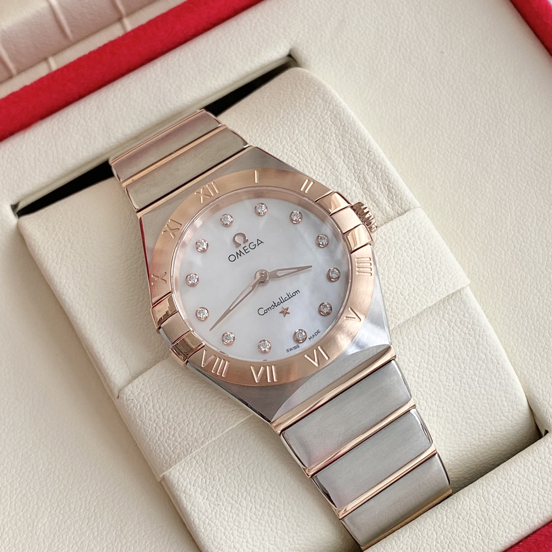 ¡Lote el nuevo Omega/OMEGA Constellation 28MM! En 1982, Omega lanzó un nuevo reloj y luego introdujo un concepto de dis…
