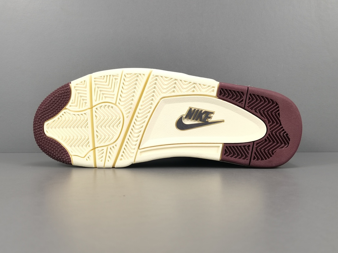  
【OG版：乔4】酒红色 A Ma Maniere x Air Jordan 4 Retro ＂Vio