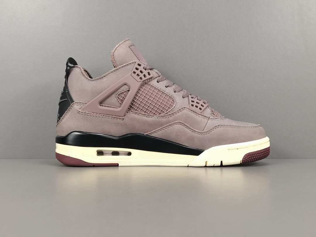  
【OG版：乔4】酒红色 A Ma Maniere x Air Jordan 4 Retro ＂Vio