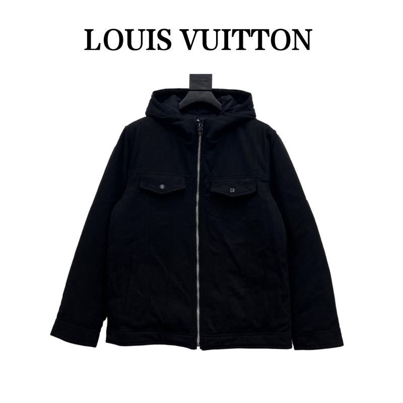 Louis Vuitton /路易威登 22FW暗纹牛仔连帽羽绒服