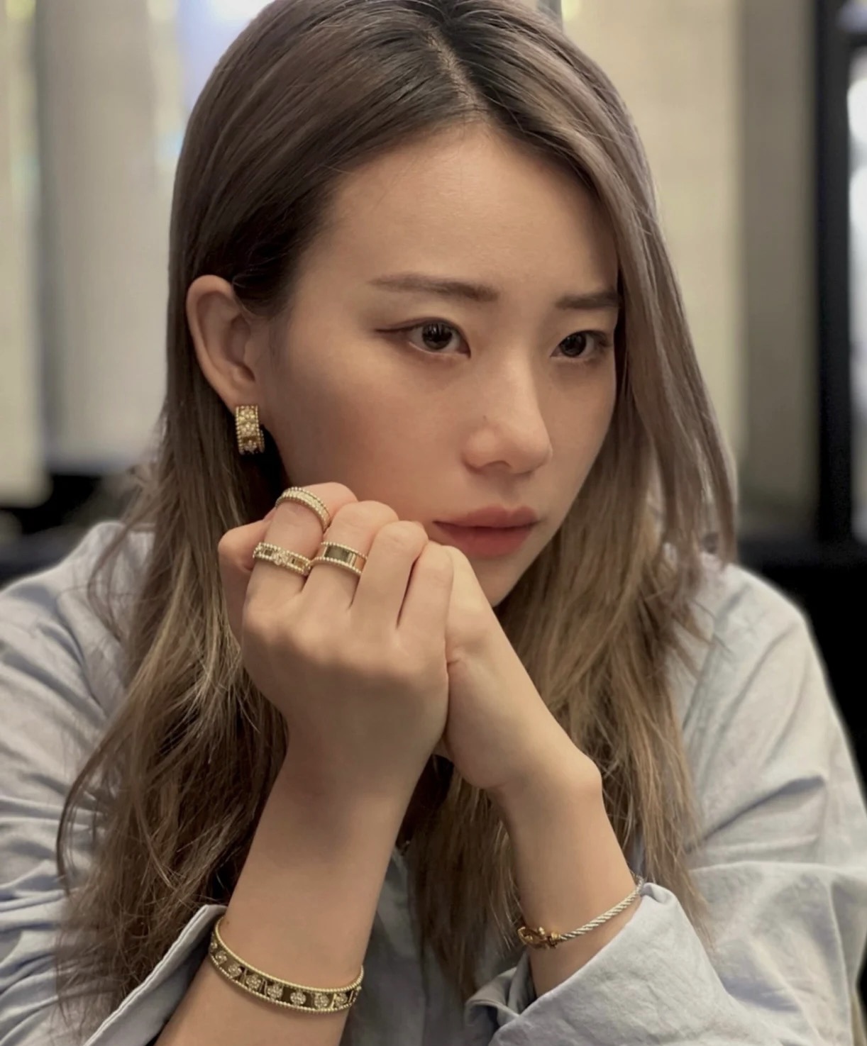 NO:816488,Absolutely amazing!  Stacking is really a must-have, Cardia high-end jewelry19860909太绝啦！叠戴真的一绝,,卡迪亚高端饰品,Jewelry
