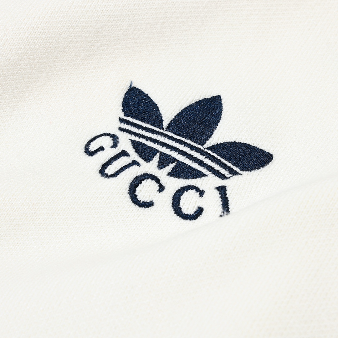 400 Adidas×Gucci /古驰三叶草联名经典条纹运动针织毛织外套