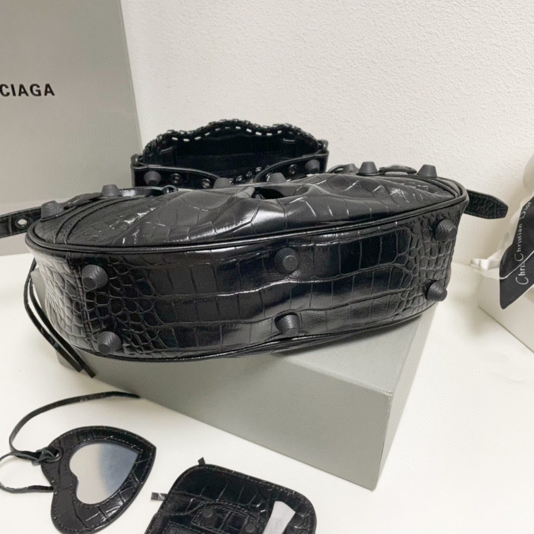 巴黎世家 Balenciaga 高定经典皮革女包手袋 #E1E64ED9 8