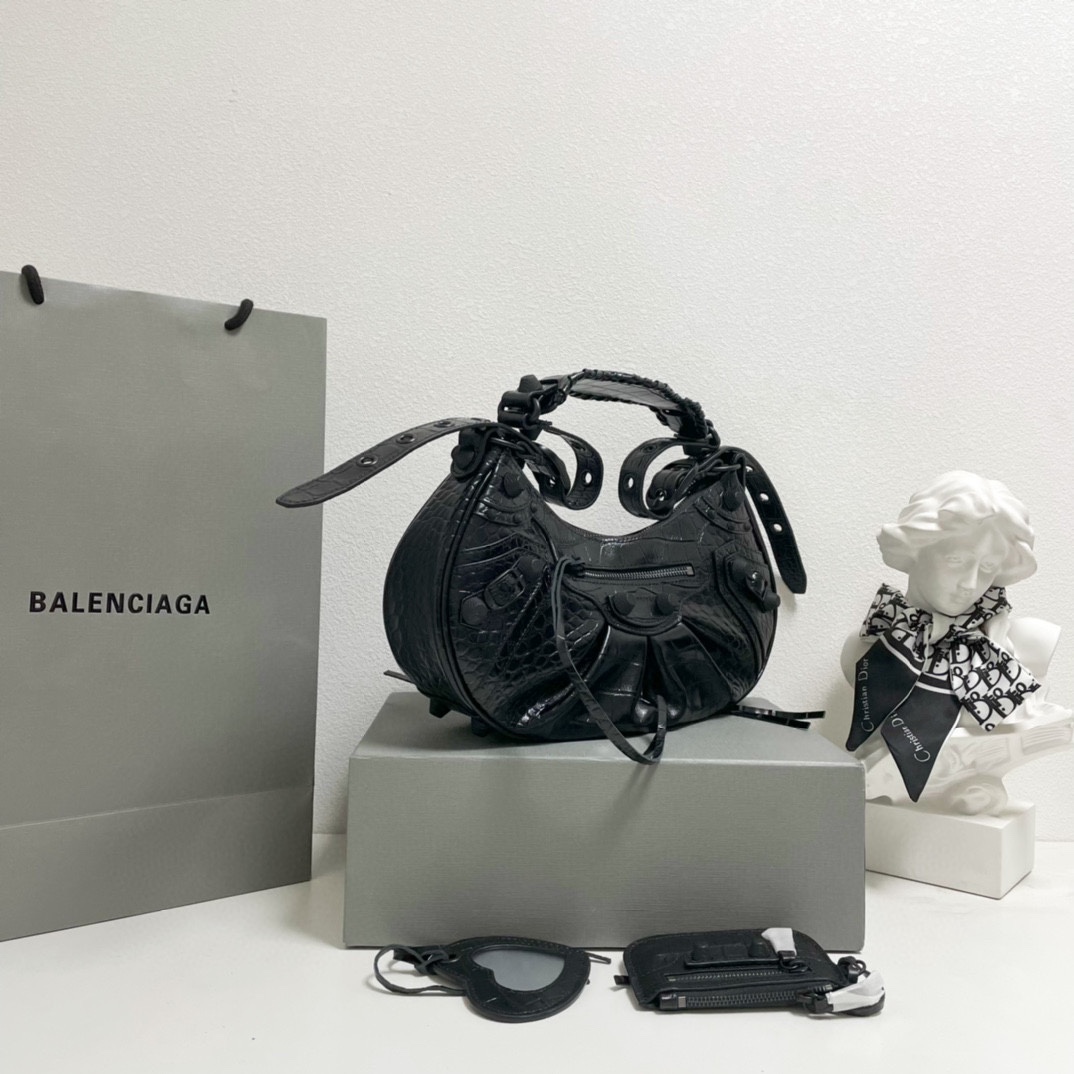 巴黎世家 Balenciaga 高定经典皮革女包手袋 #E1E64ED9 2