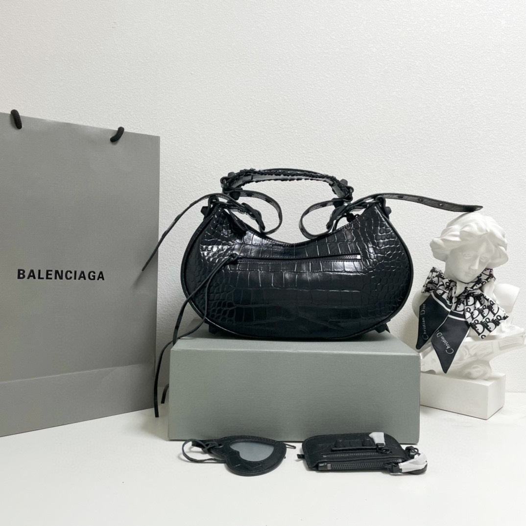 巴黎世家 Balenciaga 高定经典皮革女包手袋 #E1E64ED9 3